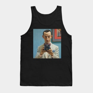 pee wee herman taking picture, Paul Reubens Tank Top